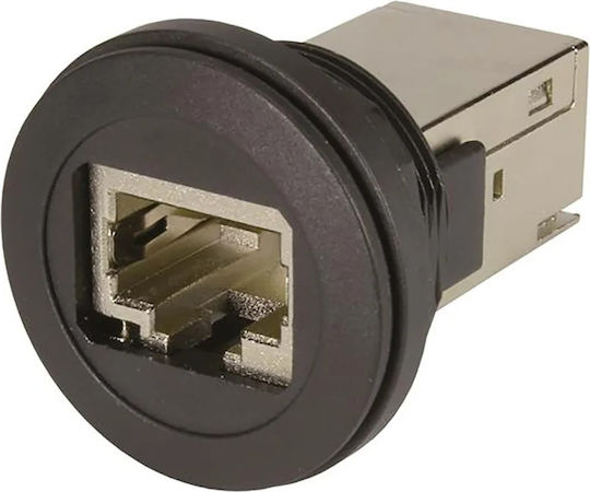 Harting 09454521561 Adapter Port RJ45 Cat6 Φ22mm Black