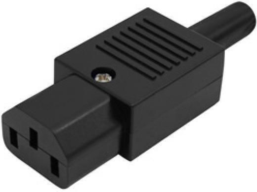 Ac Connector Θηλυκο Καλωδιου 3p 10a/250v Ul Ac-7010b Ultimax 01.112.0009 5 Τεμαχια