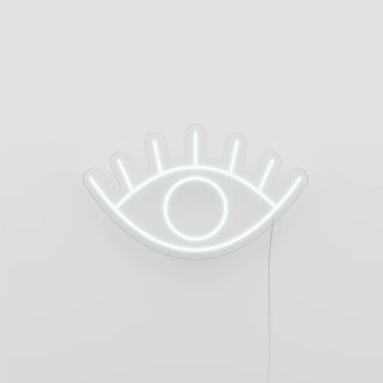 Aplicație de Perete Usb Lampă Neon Led 40 X 24,8 X 0,55cm Ochi