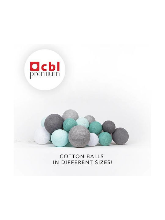 Cotton Ball Lights Лампички Гирлянди за външно осветление