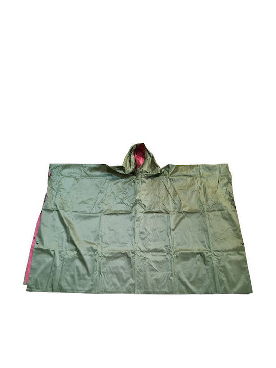 Waterproof Poncho One-size Olive