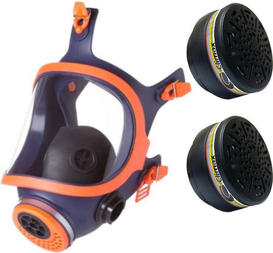 Safety Mask for Gas Spray Full Face Climax 732-n Filters Abek-p3