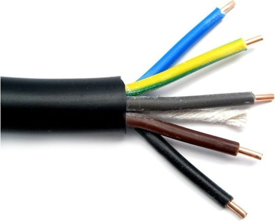 Nyy J1vv-u 5x2.5mm2 Black Power Cable