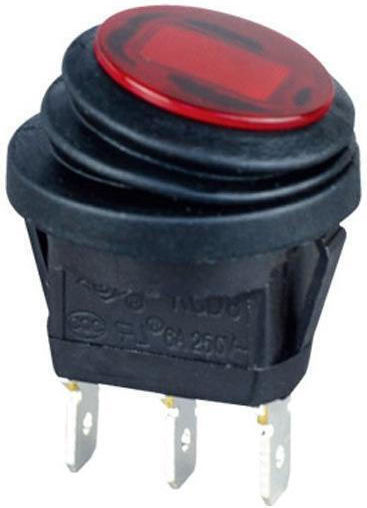 Fl3-kcd1-101-6 Превключвател Rocker Осветен Kal Electronics
