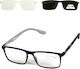 Alpin 10375 Clip-On Herren Lesebrillen +3.00 mi...
