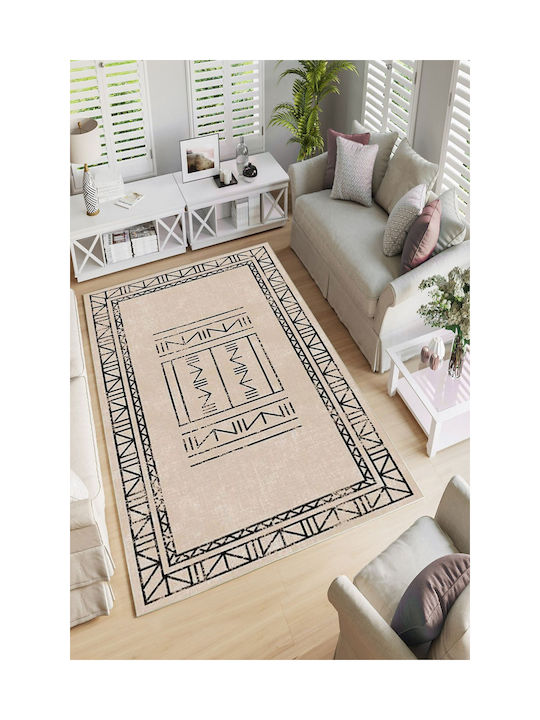 Conceptum Hypnose Rug Rectangular Beige-black