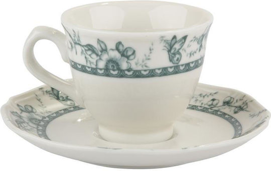 Max Home Tasse Kaffee aus Porzellan Grün