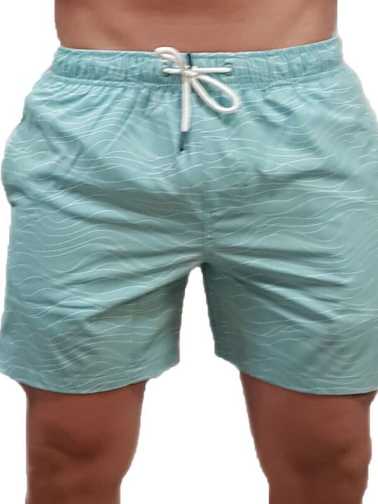 Rebase Men's Swimwear Shorts Aqua Haze, Green