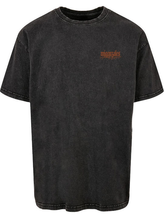 Mj Gonzales Barbed Wings Heavy Acid Washed Tee Black Ss22 Mjg11852-00007