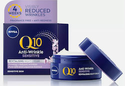Nivea Q10 Anti-Wrinkle Sensitive Συσφικτική Κρέμα 50ml