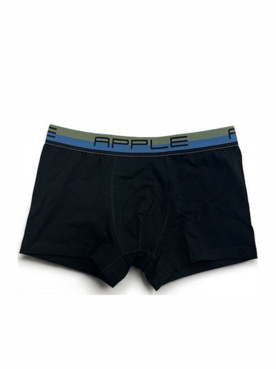 Apple Boxer Herren Boxershorts Black/Cielo mit ...