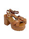 Sandalen Tabac Braun