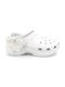 Crocs Classic Bouquet Γυναικεία Σαμπό Λευκά