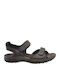 Leder Herrensandalen Nero