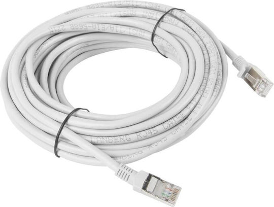 Patch Cord Ftp Spacer Cat6 Cupru-Aluminiu 10 M Alb Awg26 "sppc-ftp-cat6-10m" Ștampilă Verde 0.18 Lei