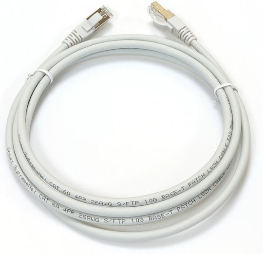Patch Cord S/FTP Spacer Cat6 Cupru-Aluminiu 5 M Alb AWG26 "sppc-sftp-cat6-5m" Ștampilă Verde 0.18 Lei