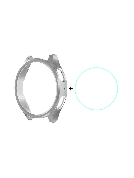 Enkay Пластмасов Калъф в Сребрист цвят за Samsung Galaxy Watch 7 - 40мм