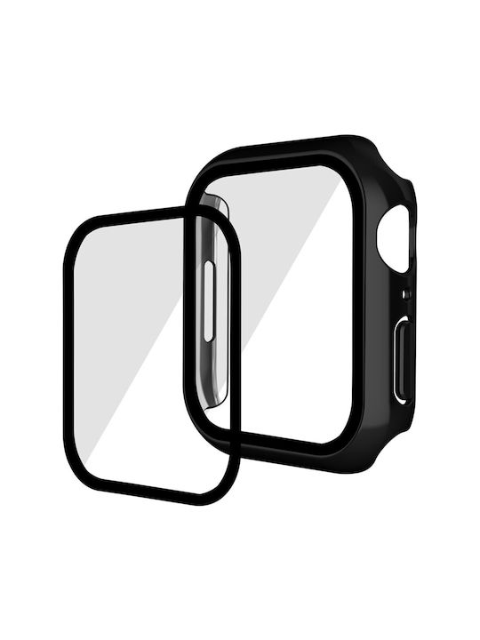 Enkay Carcasă de Plastic în culoarea Negru pentru Apple Watch Seria 7, 8, 9 - 41mm