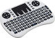 Quer KOM0479 Kabellos Bluetooth Tastatur mit Touchpad Englisch US Weiß