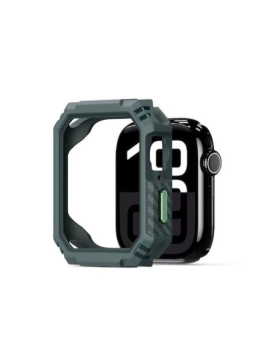 Apple Watch Series 7 8 9 45mm Dux Ducis Damo Series Θήκη Green