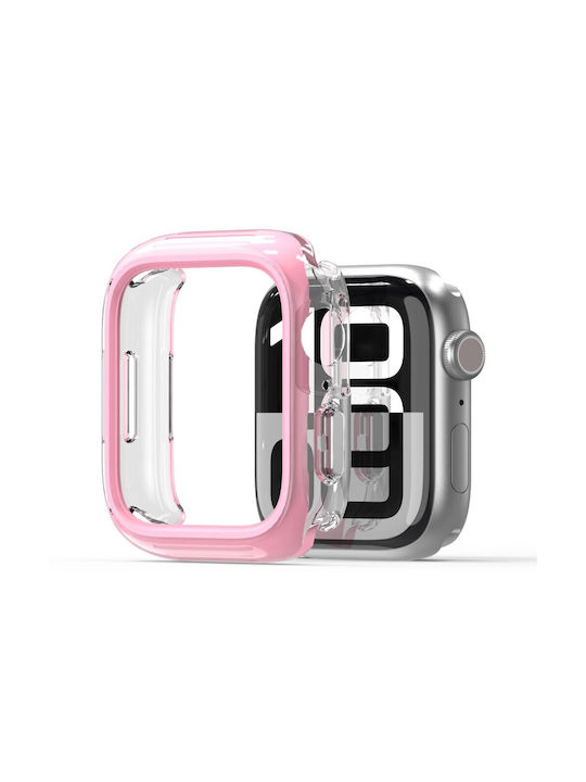 Apple Watch Series 7 8 9 45mm Dux Ducis Camo Series Θήκη Pink