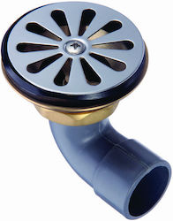 Βαλβίδα Ντουσιέρας Φ.40mm Ίσια Σχάρα