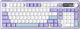 Ajazz AK980 Gaming Mechanical Keyboard with Gift Switch V2 switches and RGB lighting (English US) Purple