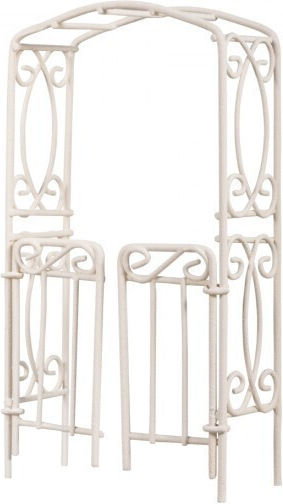 Metallic Pergola Door White 8x15x3.7cm