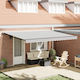 vidaXL Awning fabric Gray