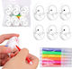 Lean Toys Oster Ei Styropor Set 6 Stück