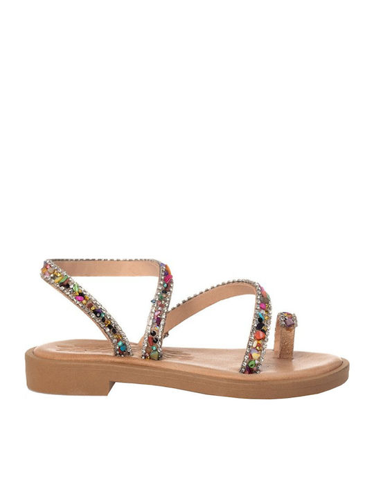 Sante Leather Women's Flat Sandals