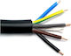 Netzkabel Nyy J1vv-u 3x4mm2 Schwarzes