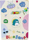 Flip Cover 3D Design Case Pen Slot Galaxy Tab A9 8.7'' Dinosaur