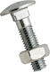 Şuruburi Din 603 4.8 M06x16 Piuliță Galvanizat