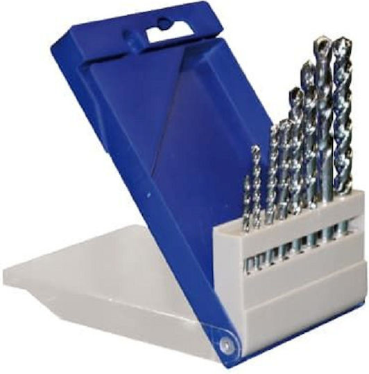 Set of 8 Masonry Drills for Dense Grooving 3-10 Millimeters 2080