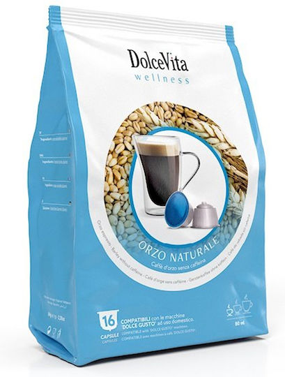 Dolce Vita Capsules Espresso Compatible with Machine Dolce Gusto 16caps,tobolek