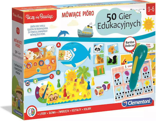 Clementoni Talking Pen 50 Educational Game Letters & Numbers for 3+ years Years Old