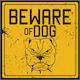 Πινακίδα "beware Dog" Τετράγωνη 30x30