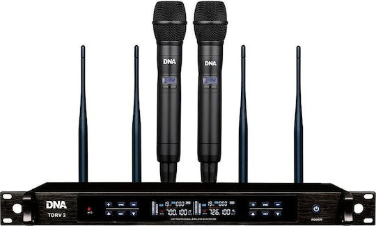 DNA TDRV 2 Seturi Wireless Microfon De mână pentru Vocale