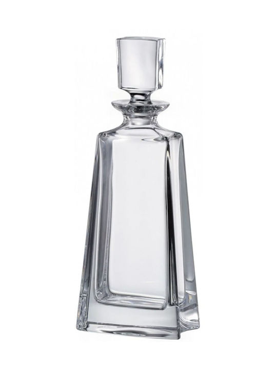 Crystal Bohemia Κρυστάλλινη Καράφα Σερβιρίσματος με Πώμα Διάφανη 700ml