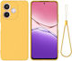 Solid Color Back Cover Σιλικόνης Κίτρινο (Oppo A5 Pro)