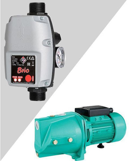 Electronic Water Pressure Pump Unit Jet Brio 2000-m 750w 1.0hp Jet-100a Zita Pump