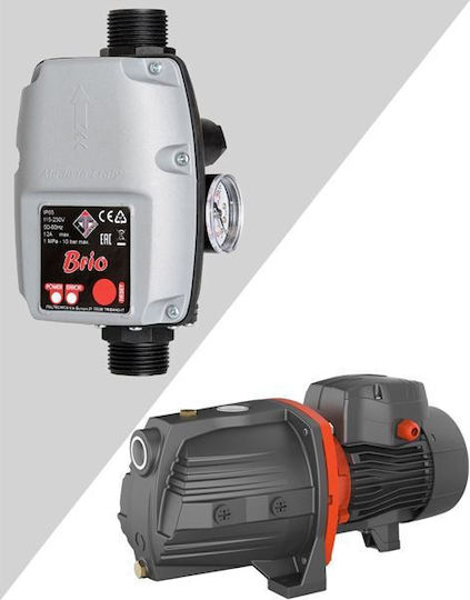 Elektronisches Wasserpumpen mit Druck Set Jet Brio 2000-m 1100w 1,5hp Ajm110l Leo