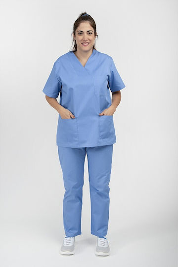 All-collections Set Medical Unisex D500 Albastru Deschis
