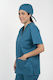 All-collections Blouse Unisex D500 Petrol Blue