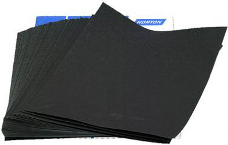 Norton Sand Paper 230 X 280mm Blackice K600 Package of 50 Pieces