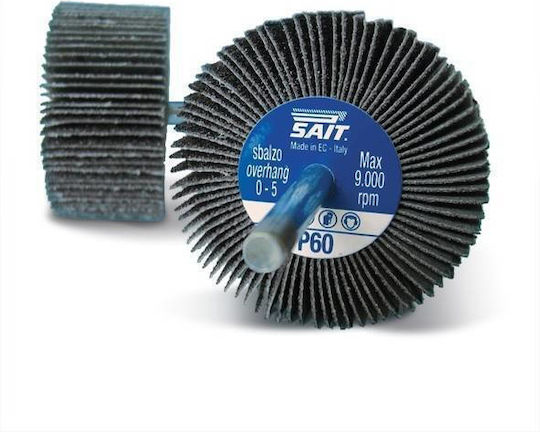 Sanding Wheel Shaft Sand Paper Φ40x20x6 P:060 Sait
