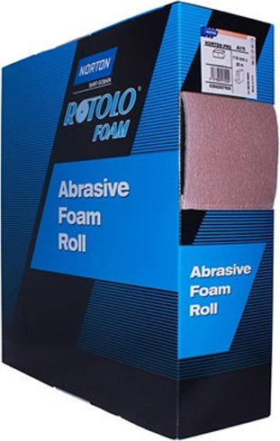 Norton Λειαντικό Ρολό Χειρός Rotolo Foam K800 Turqoise