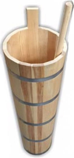 Wooden Art Wooden Ankle Boot Butter Bucket 90cm 0407