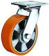 Ruotec Räder 125x50mm Überdimensioniert Typ Pu Drehend Aluminium 502.000.099.125